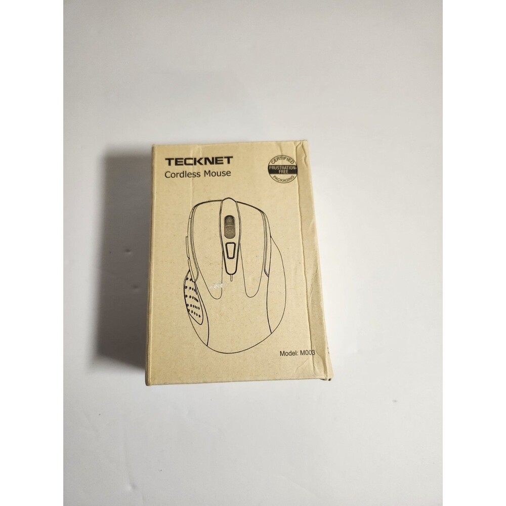 Tecknet Cordless Mouse M003 Blue New